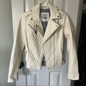 Levi’s White Faux Leather Jacket